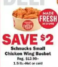 Schnucks Schnucks Small Chicken Wing Bucket offer