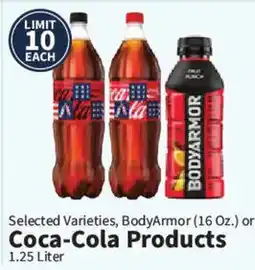 Food City Selected Varieties, BodyArmor or Coca-Cola Products offer