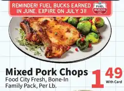 Food City Food City Fresh Mixed Pork Chops offer