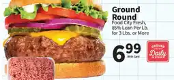 Food City Food City Fresh Ground Round offer