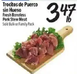 El Super Fresh Boneless Pork Stew Meat offer