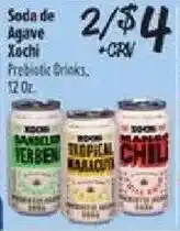 El Super Soda de Agave Xochi Probiotic Drinks offer
