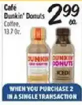 El Super Cafe Dunkin' Donuts Coffee offer