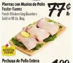 El Super Foster Farms Piernas con Muslos de Pollo offer