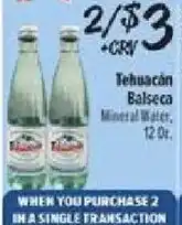 El Super Tehuacan Balseca Mineral Water offer