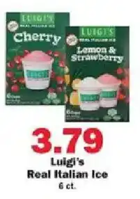 Schnucks Luigi's Real Italian Ice offer