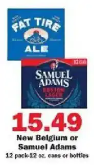 Schnucks New Belgium or Samuel Adams offer