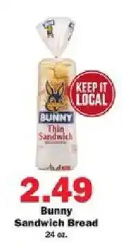 Schnucks Bunny Sandwich Bread offer