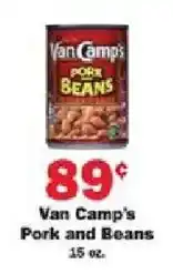 Schnucks Van Camp's Pork and Beans offer