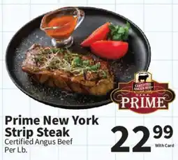 Food City Prime New York Strip Steak offer