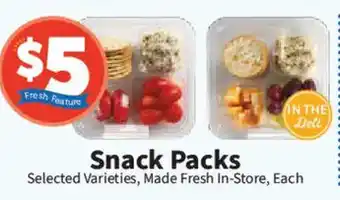 Food City Snack Packs offer