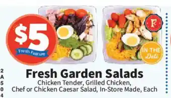 Food City Fresh Garden Salads offer