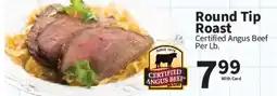Food City Certified Angus Beef Round Tip Roast offer