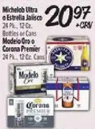 El Super Michelob Ultra or Estrella Jalisco or Modelo Oro or Corona Premier offer