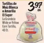 El Super El Super white or yellow corn tortilla offer