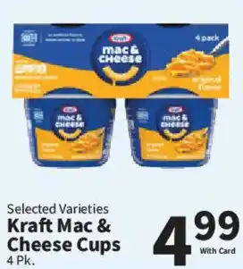 Food City Kraft Mac & Cheese Cups offer