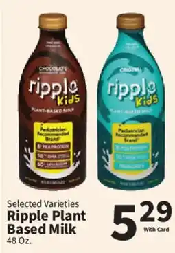 Food City Ripple Plant Based Milk offer