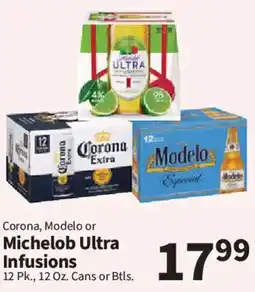 Food City Corona, Modelo or Michelob Ultra Infusions offer