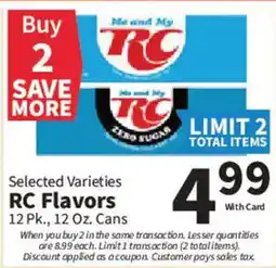 Food City Me and My RC Flavors offer
