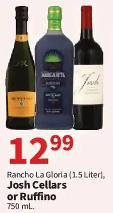 Food City Rancho La Gloria, Josh Cellars or Ruffino offer