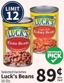 Food City Luck's Beans offer