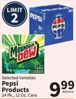 Food City Selected Varieties Pepsi Products offer