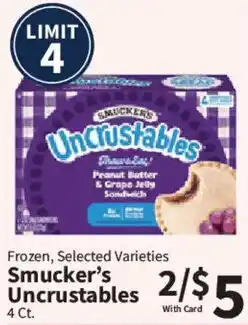Food City Smucker's Uncrustables offer