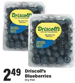 Big Y Driscoll's Blueberries offer