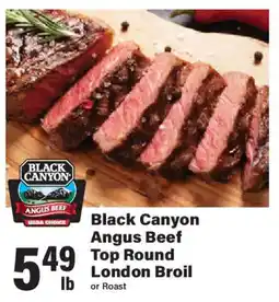 Big Y Black Canyon Angus Beef Top Round London Broil or Roast offer