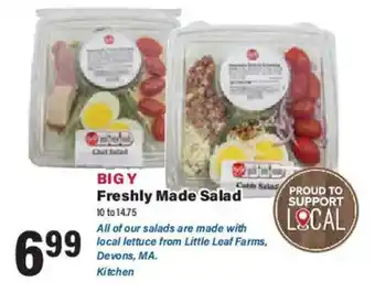 Big Y Big Y Freshly Made Salad offer