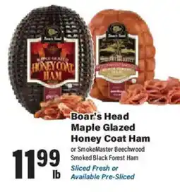 Big Y Boar's Head Maple Glazed Honey Coat Ham offer