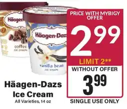 Big Y Häagen-Dazs Ice Cream offer