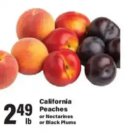 Big Y California Peaches offer