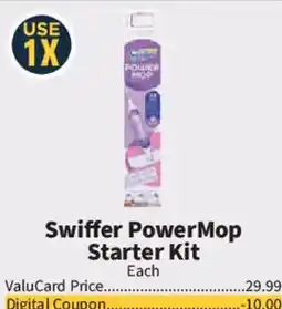 Food City Swiffer PowerMop Starter Kit offer