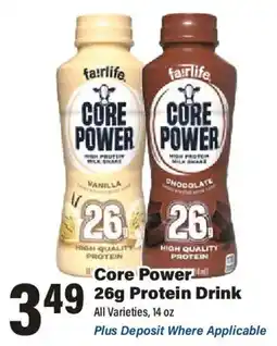 Big Y Core Power 26g Protein Drink offer