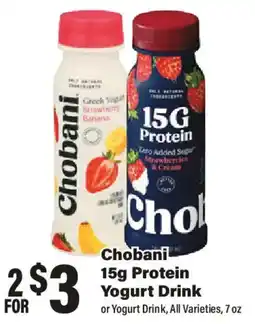 Big Y Chobani 15g Protein Yogurt Drink offer
