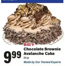 Big Y Big Y Chocolate Brownie Avalanche Cake offer