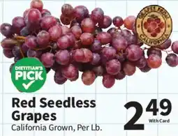 Food City Dietitian's Pick Red Seedless Grapes offer