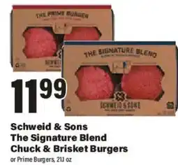 Big Y Schweid & Sons The Signature Blend Chuck & Brisket Burgers offer