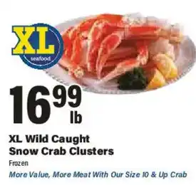 Big Y XL Wild Caught Snow Crab Clusters offer