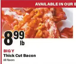 Big Y Big Y Thick Cut Bacon offer
