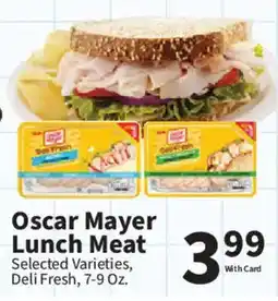 Food City Oscar Mayer Lunch Meat offer