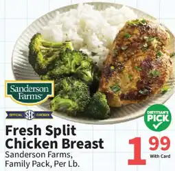 Food City Sanderson Farms Fresh Split Chicken Breast offer