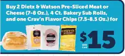 Food City Dietz & Watson Pre-Sliced Meat or Cheese offer