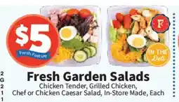 Food City Fresh Garden Salads offer