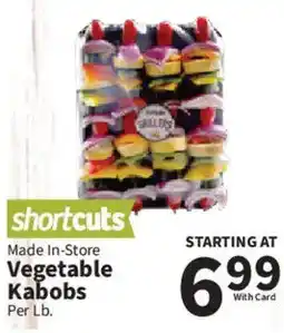 Food City Shortcuts Made In-Store Vegetable Kabobs offer