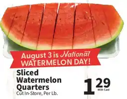 Food City Sliced Watermelon Quarters offer