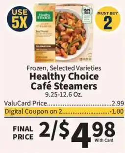 Food City Healthy Choice Café Steamers offer