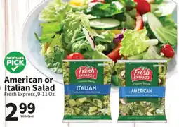 Food City Fresh Express American or Italian Salad offer