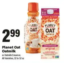 Big Y Planet Oat Oatmilk offer